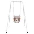thumbnail image 1 of G TALECO GEAR Swing Sets for Outside, Baby Swing Outdoor with Canvas Cushion Seat, Toddler Swing for Girl/Boy, Age 6-24 months, White, 1 of 7