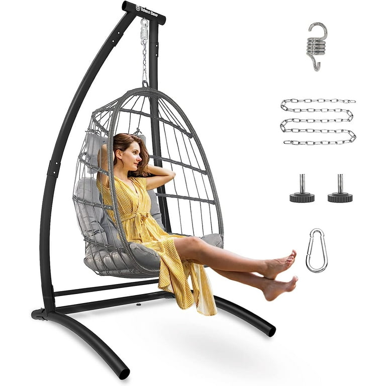 Hanging egg chair stand only hot sale