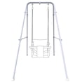 thumbnail image 1 of G TALECO GEAR Foldable Swing Stand for Kids, Toddler Swing Sets for Backyard, Outdoor Metal Swing Frame for Baby Swings, White, 1 of 6