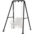 thumbnail image 1 of G TALECO GEAR Hammock Chair Stand, Outdoor Hammock Stand for Hanging Swing Chair, Patio Swing Stand, Heavy-Duty Steel, 300LBS, Black, 1 of 8