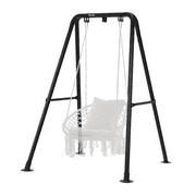 G TALECO GEAR Hammock Chair Stand for Hanging Chair&Swing Chair Indoor Outdoor, Heavy-Duty Steel Stand Only, Max 300lbs, Black
