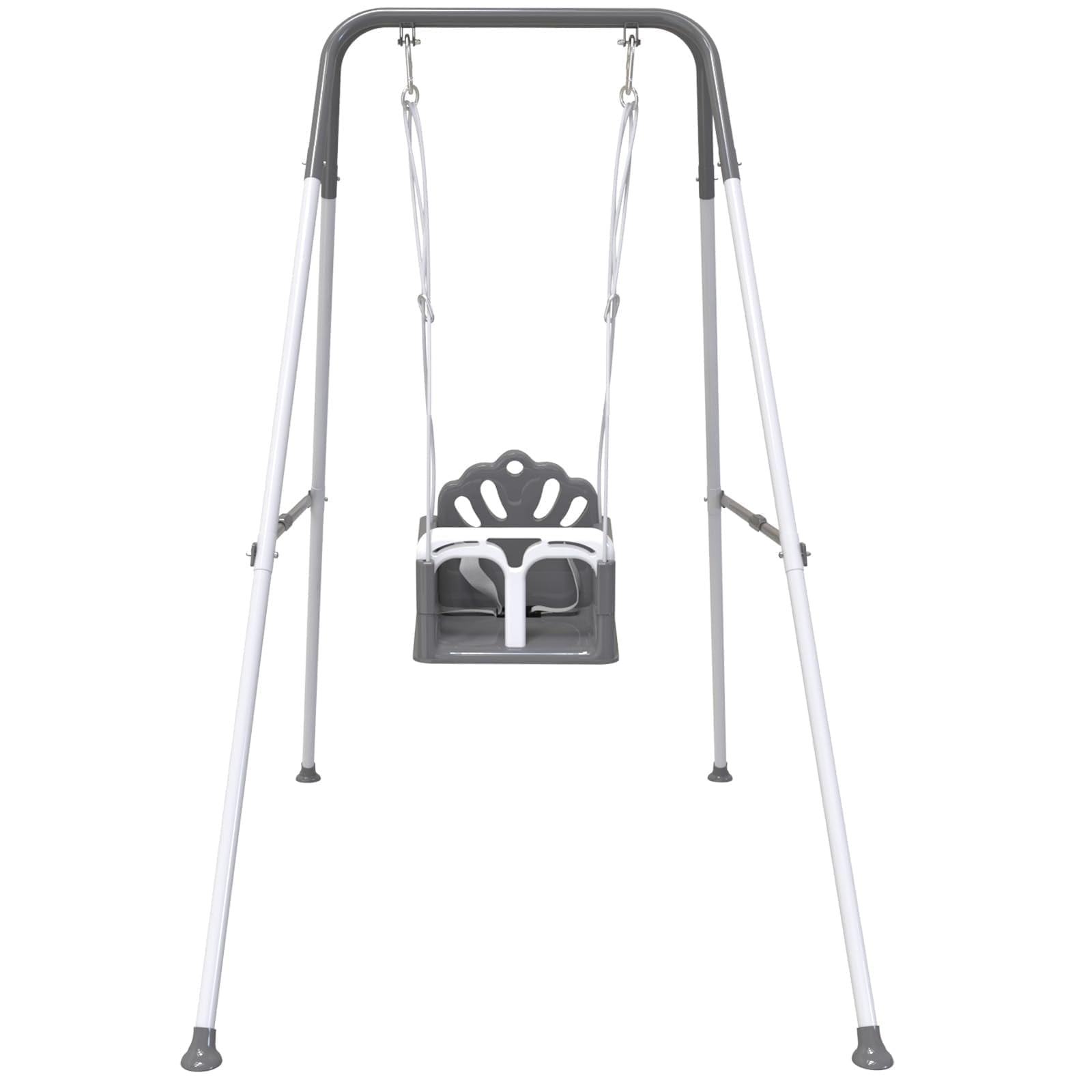 G TALECO GEAR Foldable Swing,  Swing Set for Backyard, Portable Swing Outdoor, Gray