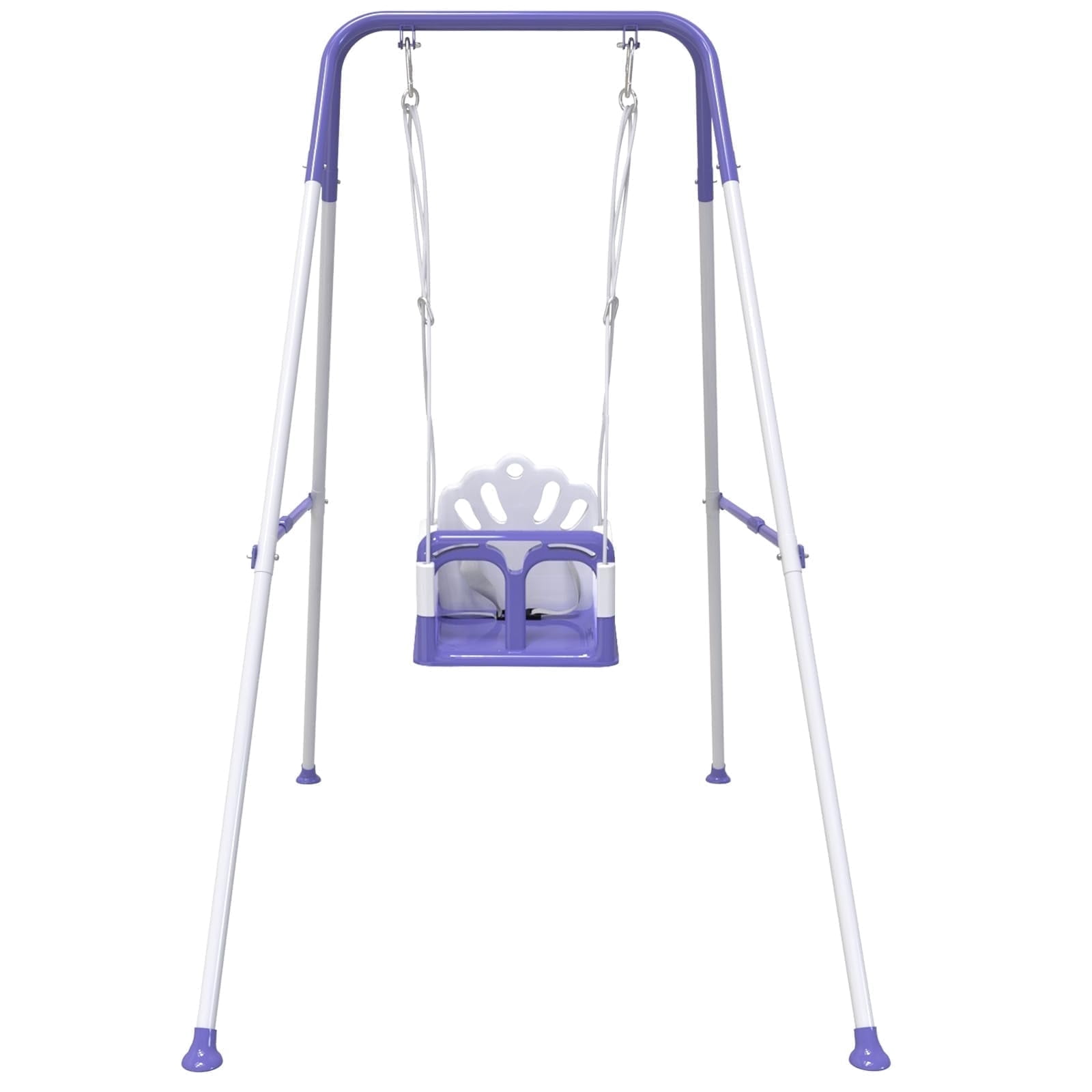 G TALECO GEAR Foldable Swing, Swing Set for Backyard, Portable Swing Outdoor,  Purple