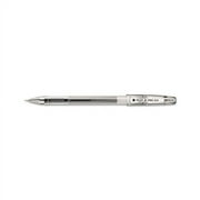 G-TEC-C Ultra Stick Gel Pen Ultra-Fine 0.4 mm, Black Ink, Clear Barrel, Dozen