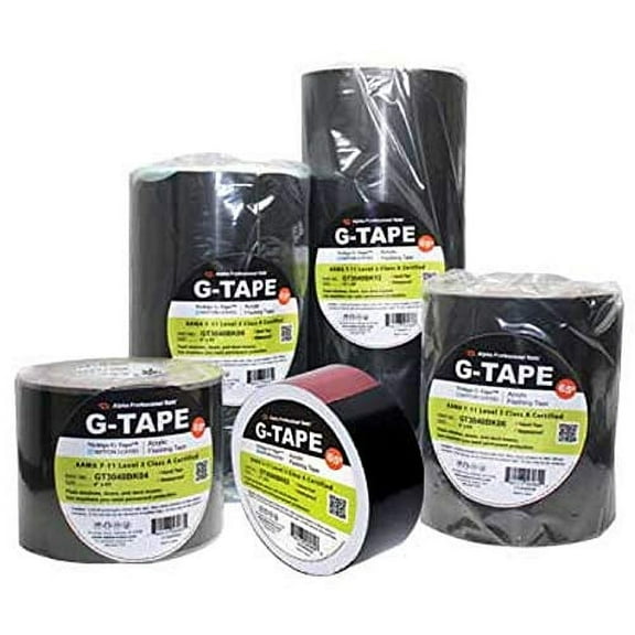 G-Tape - Acrylic Flashing 4" x 65' Nichigo G-Tape GT3040BK04