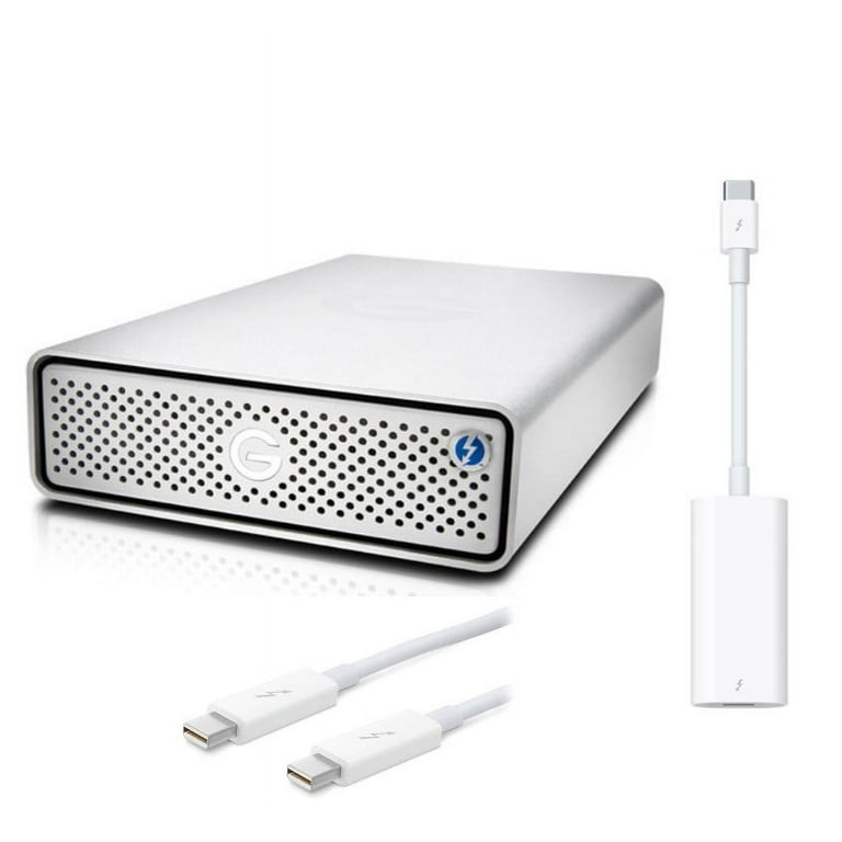 G-Technology 0G05368 6TB G-DRIVE Thunderbolt 3 with Adapter and 6