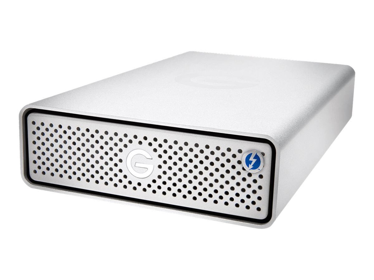 G-Technology G-DRIVE GDRETB3U3NB140001BDB - Hard drive - 14 TB - external (desktop) - USB 3.1 Gen 1 / Thunderbolt 3 (USB-C connector) - 7200 rpm - silver