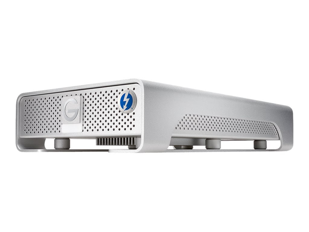 G-Technology G-DRIVE with Thunderbolt GDRETHU3PB60001BDB - Hard drive - 6 TB - external (portable) - USB 3.0 / SATA 6Gb/s / Thunderbolt - 7200 rpm - silver
