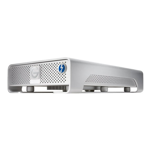 G-Technology G-DRIVE with Thunderbolt GDRETHU3PB60001BDB - Hard drive - 6 TB - external (portable) - USB 3.0 / SATA 6Gb/s / Thunderbolt - 7200 rpm - silver