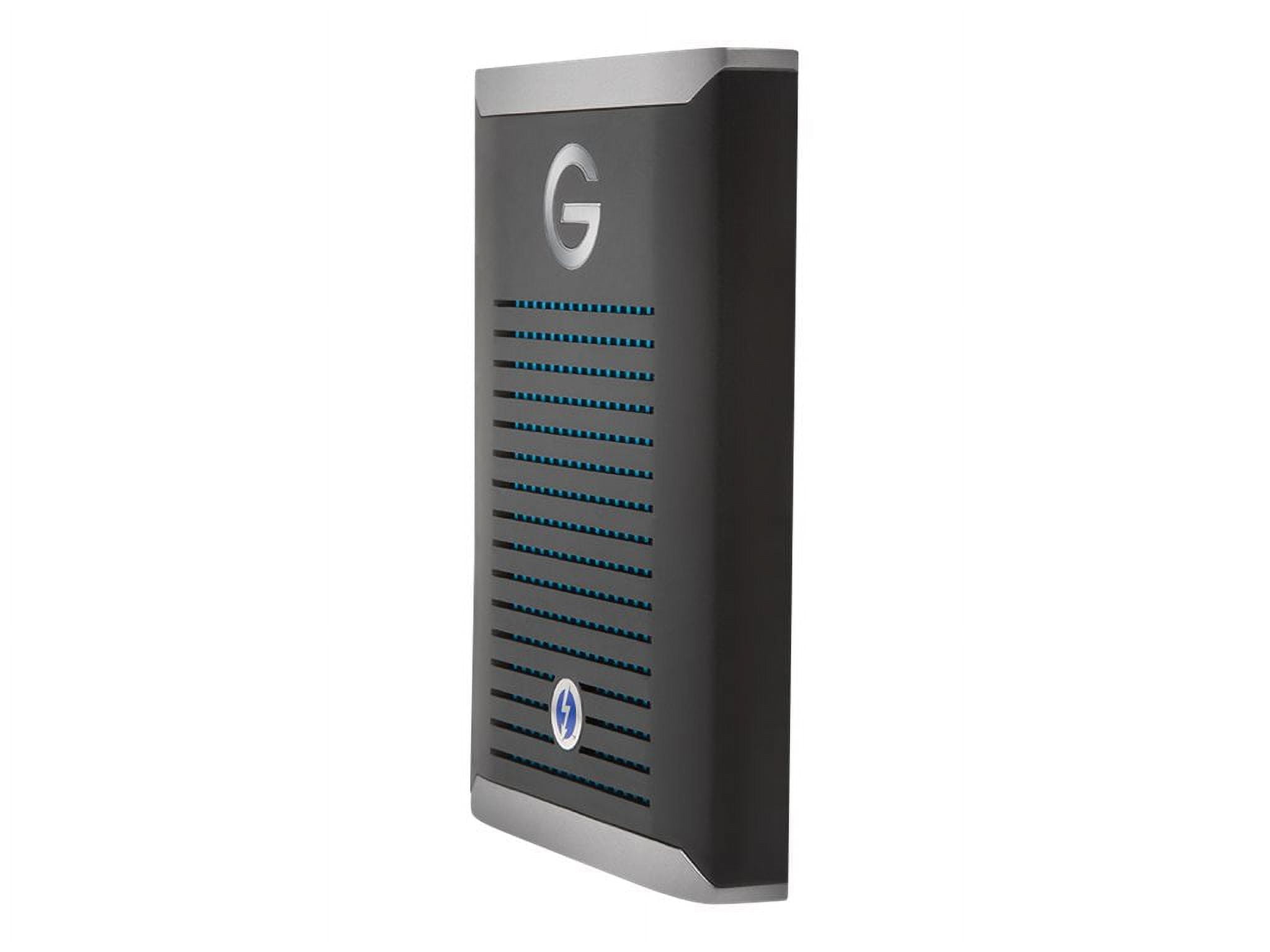 G-Technology G-DRIVE Mobile Pro GDMOPTB3WB5001DBB - Hard drive - 500 GB - external (portable) - Thunderbolt 3 - black