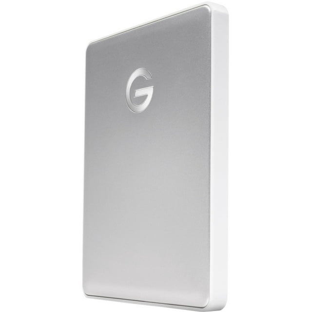G-Technology G-DRIVE mobile USB-C 0G10339-1 2 TB Portable Hard Drive, 2.5" External, Silver