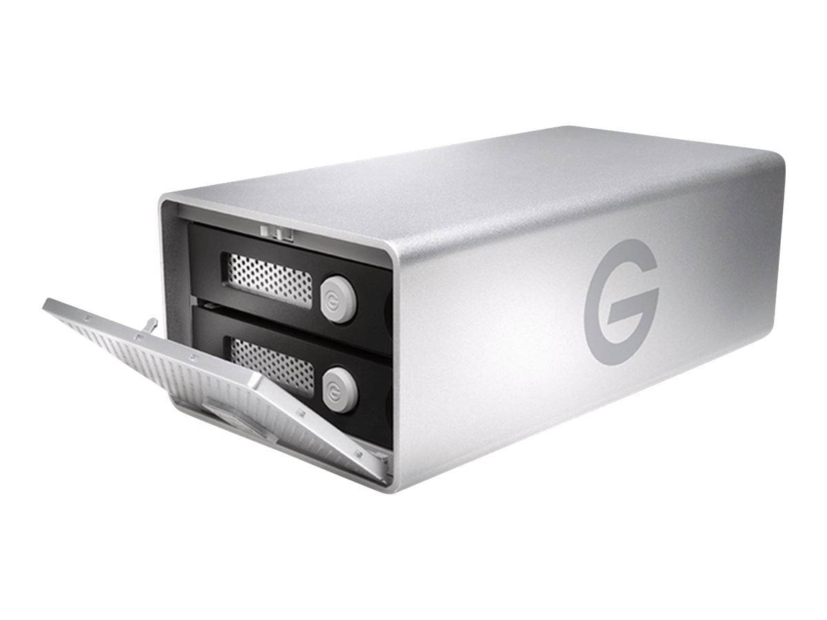 G-Technology G-RAID with Thunderbolt 3 GRARTH3NB120002BDB - Hard drive array - 12 TB - 2 bays (SATA-600) - HDD 6 TB x 2 - USB 3.1, Thunderbolt 3 (external)