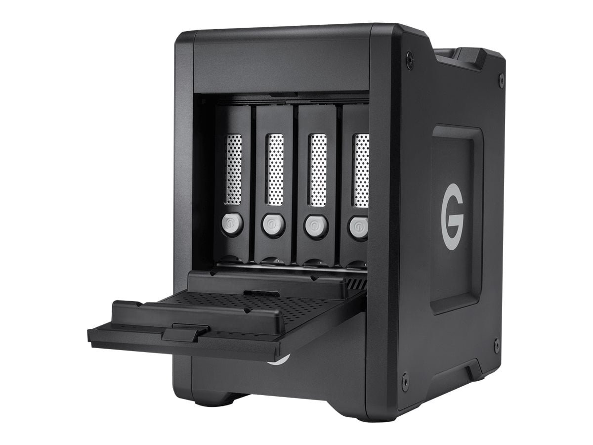 G-Technology G-SPEED Shuttle with Thunderbolt 3 - Hard drive array - 56 TB - 4 bays - HDD 14 TB x 4 - Thunderbolt 3 (external)