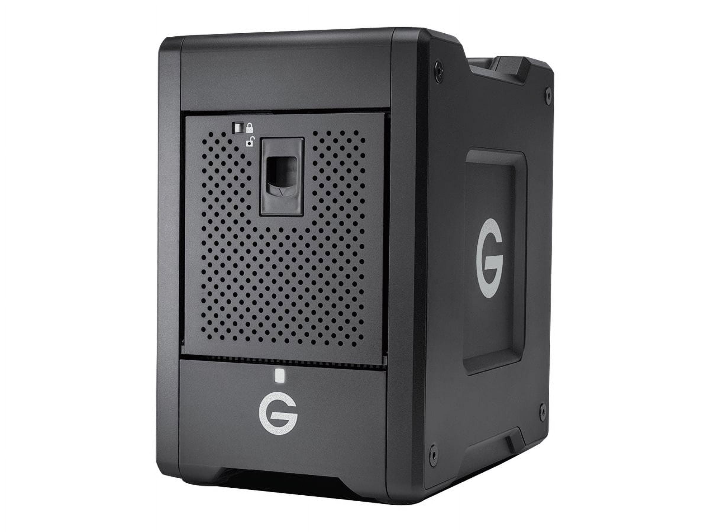 G-Technology G-SPEED Shuttle with Thunderbolt 3 GSPSTH3NB320004BBB - Hard drive array - 32 TB - 4 bays (SATA-600) - HDD 8 TB x 4 - Thunderbolt 3 (external)