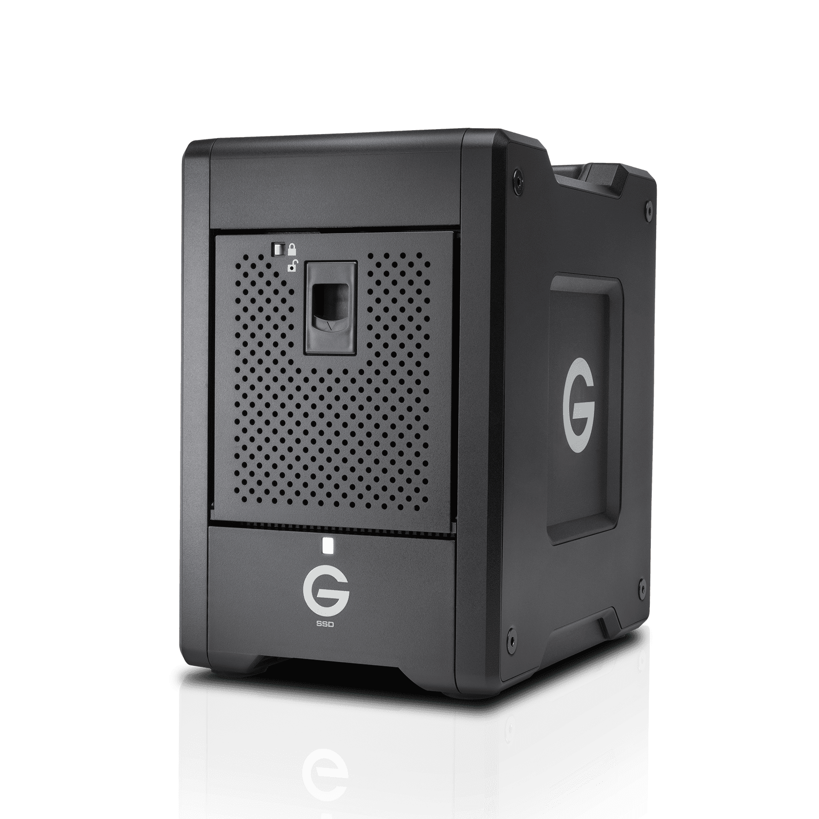 G-Technology 8TB G-SPEED Shuttle SSD, 8-Bay Thunderbolt 3 RAID with ev Series Bay Adapter - 0G10188-1