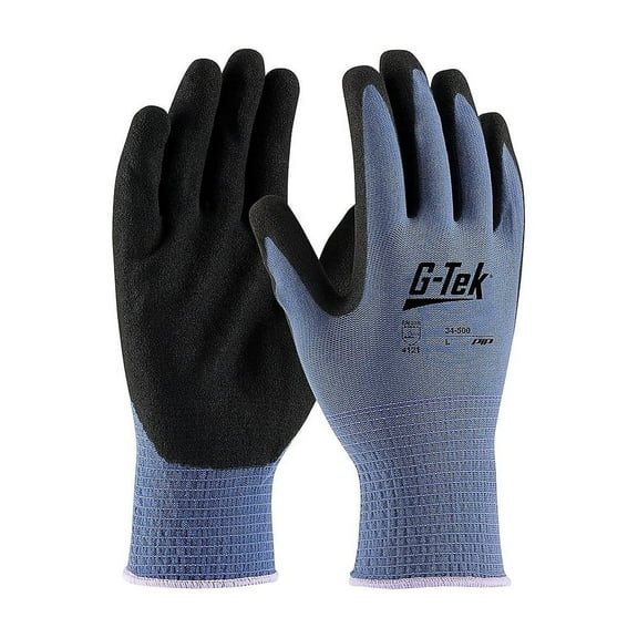 G-Tek GP Nitrile Gloves Blue Dozen (34-500/L)
