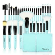G-Texnik Makeup Brushes Set Professional from an Array of Eyeshadow Foundation Brushes to a Concealer Brush to Eyelash and Blusher Brushes 32 Pcs soft Make up Brush Kit