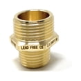 thumbnail image 1 of G Thread (Metric BSPP) Male to NPT Male Lead-Free Adapter (3/4" x 3/4"), 1 of 11