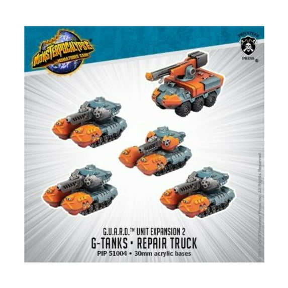 Privateer Press G.U.A.R.D. G-Tanks & Repair Truck Unit New