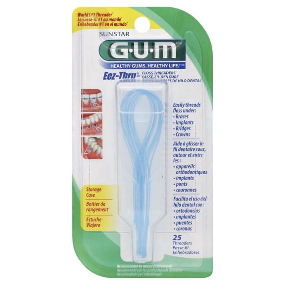 G-U-M Eez-Thru Floss Threaders, 840RI--25 ea