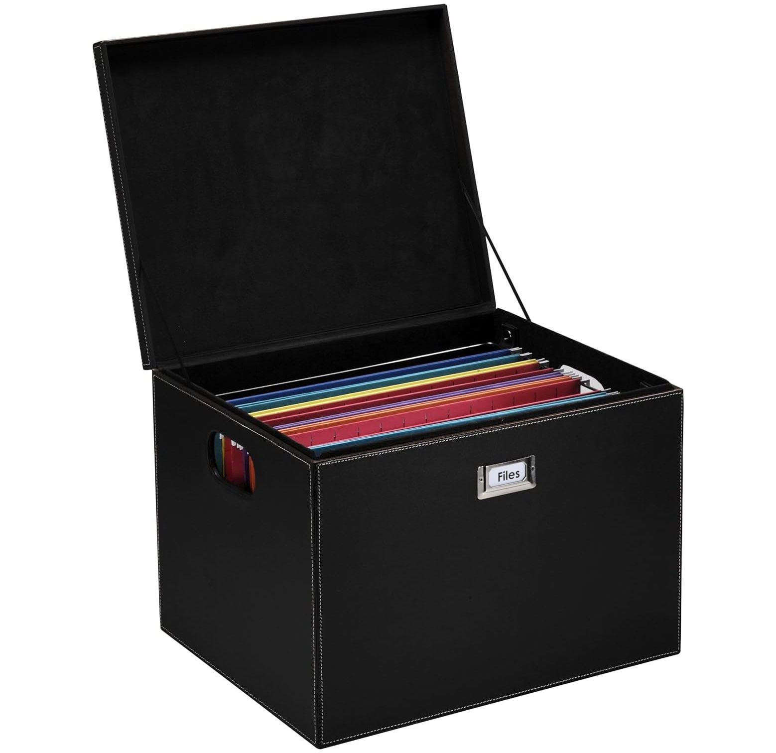 G.U.S. Hanging File Box Decorative Hanging File Folders Storage Bins