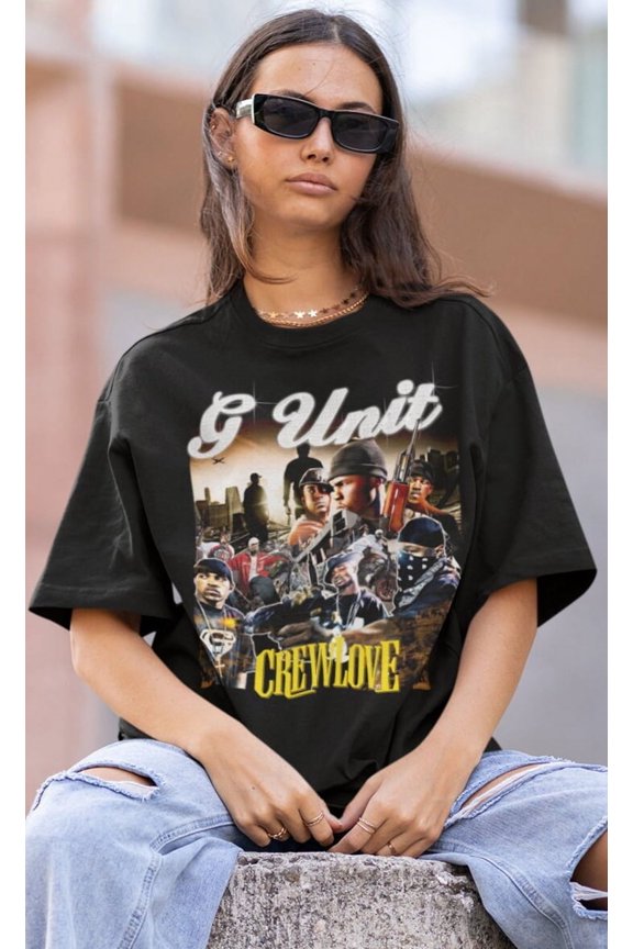 G Unit Hip Hop Graphic Design Everyday Casual T-Shirt