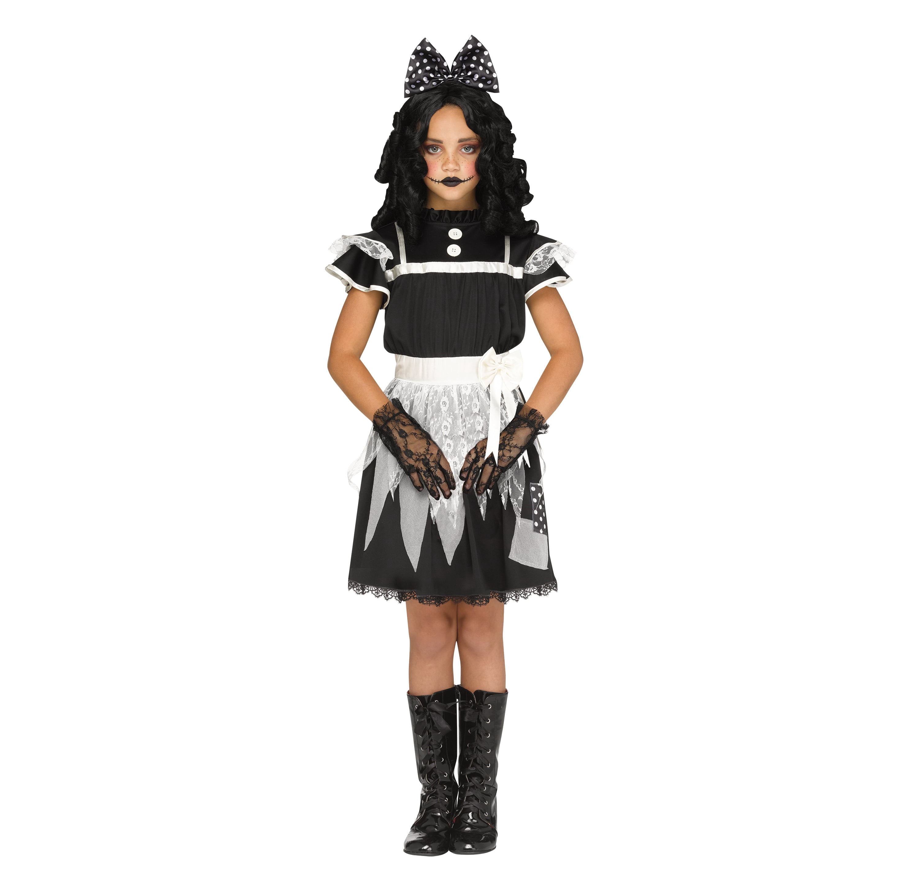 Victorian Deadly Doll Halloween Costume for Children, Girl's Size M (7/8), by Way to Celebrate