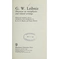 thumbnail image 1 of Pre-Owned G. W. Leibniz : Discourse on Metaphysics (Hardcover) 9780719023385, 1 of 1