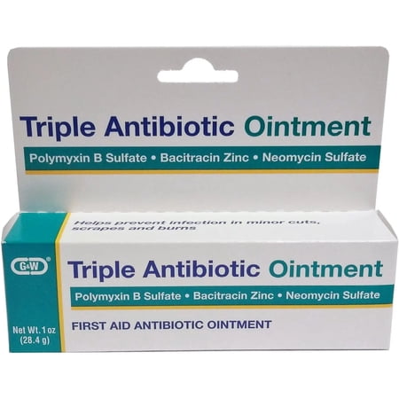 G & W Triple Antibiotic Ointment First-Aid Tube, 1 oz