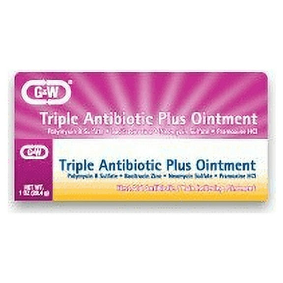 G&W Triple Antibiotic Plus Ointment