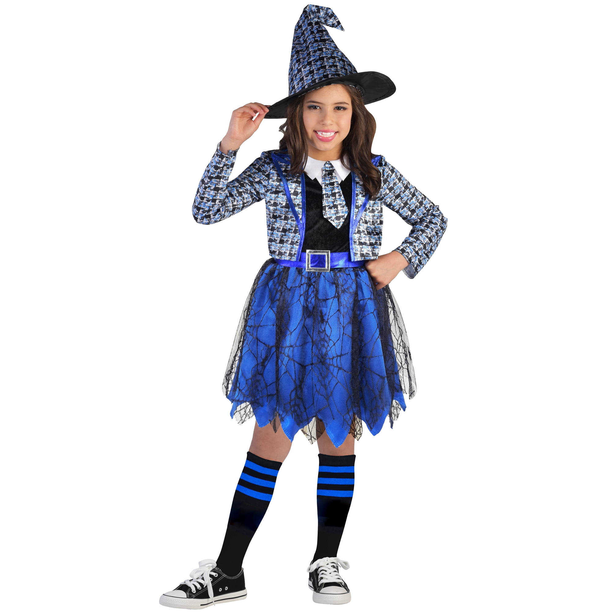 Wicked School Witch Halloween Costume for Children, Girl's Size M (7/8), by Way to Celebrate