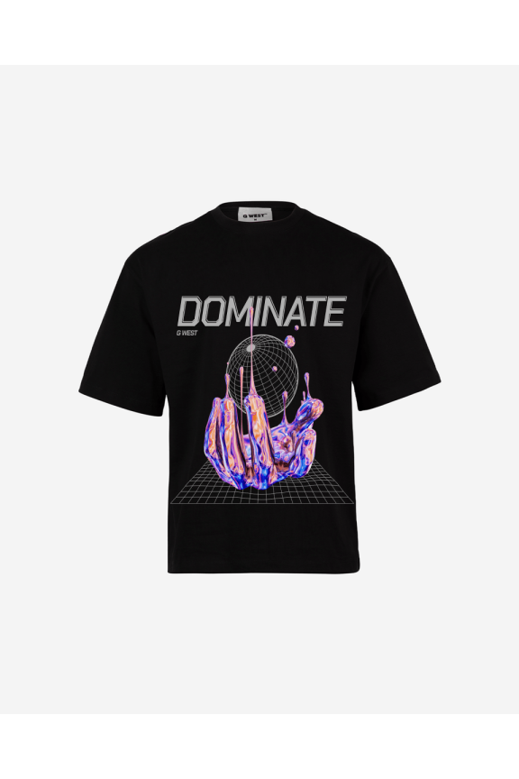G-West Dominate Oversized T-Shirt Mens Black Size- 4XL