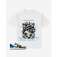 thumbnail image 1 of G West Energy Uprising Big And Tall Oversized T-Shirt White-Black-Red Size- 4XL, 1 of 1