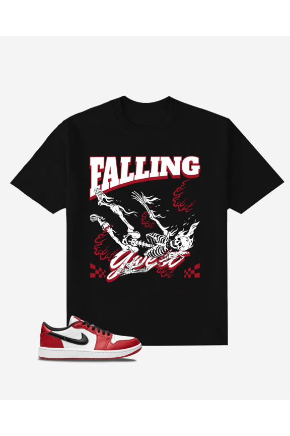 G-West Falling Down Oversized T-Shirt Mens Black Size- XXL