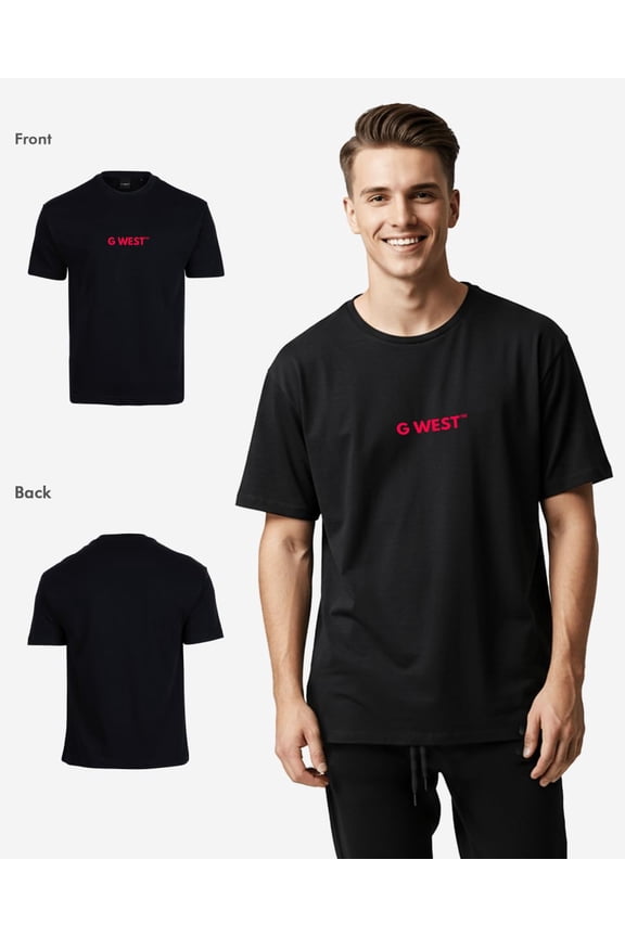 Heavyweight Logo Wear Oversized Mens T-Shirt Black Size- XXL