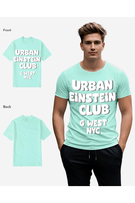 Mens Urban Einstein Club Tee MINT Size- 5X-Large