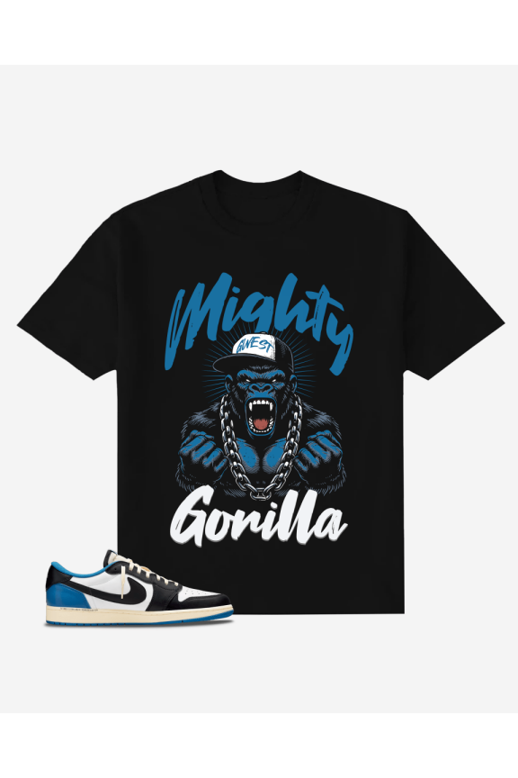 G-West Mighty Gorilla Oversized T-Shirt Mens Black Size- M