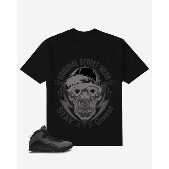 G-West Original Street Wear Oversized T-Shirt Mens Black Size- 3XL