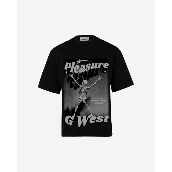 G-West Pleasure Oversized T-Shirt Mens Black Size- L