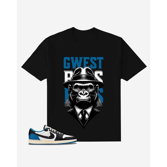 G West Racing Club Big And Tall Oversized T-Shirt Black-Green Size- 3XL