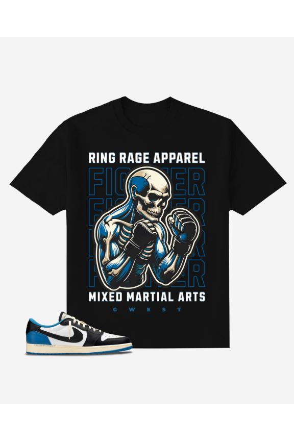 G-West Ring Rage Oversized T-Shirt Mens Black Size- L