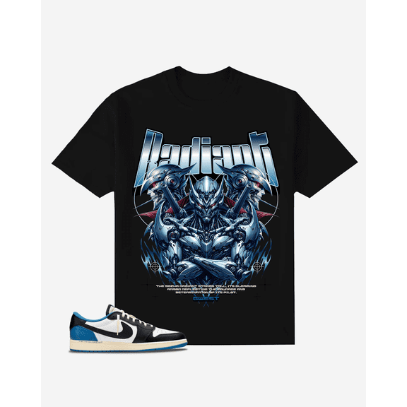 G West Vission Of Tomorrow Big And Tall Oversized T-Shirt Black-Unc Size- 3XL