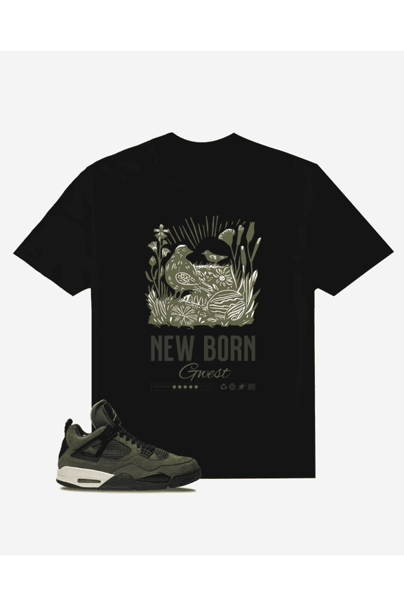 Wild Spirit Oversized T-Shirt Mens Black Size- XXL