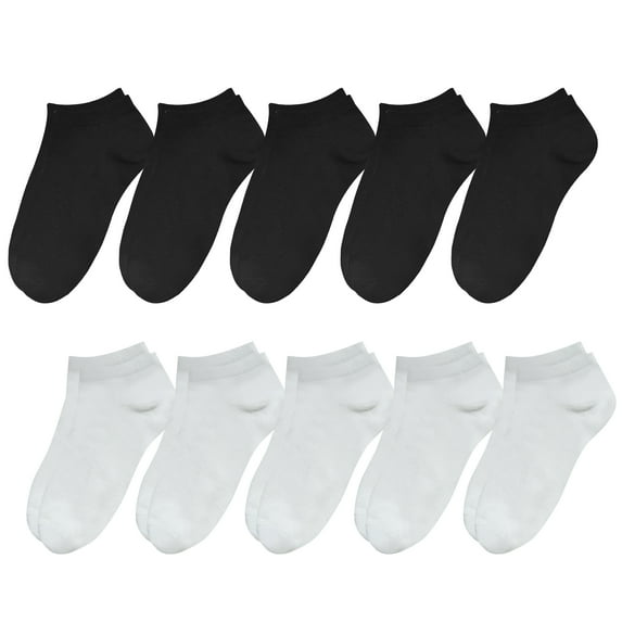 G&Y 10 Pairs Women's Ancle Socks, Comfortably Soft Muticolor No-Show Socks, Size 5-8