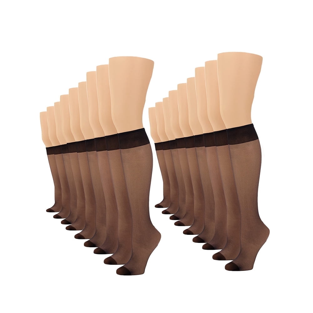 Lot de 4 chaussettes mi-hautes 'Athena' - Noir - - 12.00