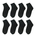 thumbnail image 1 of G&Y 8 Pairs Ruffle Socks for Women, Lovely Soft Frilly Crew Socks, 8Black, Size 5-8, 1 of 5