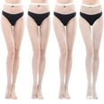 thumbnail image 1 of G&Y Fishnet Stockings for Women, High Waist Fishnet Tights, 4 Styles Pack, White, 1 of 6