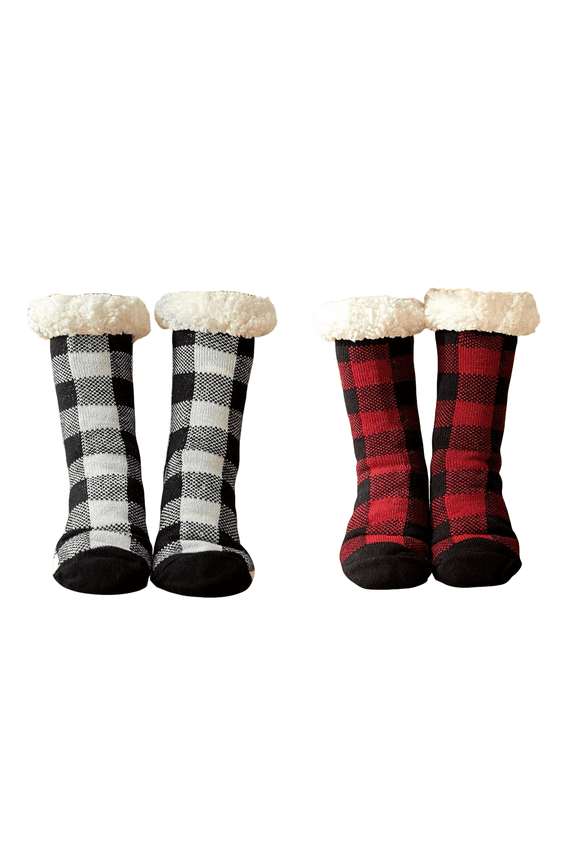 Fuzzy Socks for Women, Winter House Slipper Sock, Thick Warm Sleeping Socks