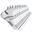 thumbnail image 1 of G&Y Women's Athletic Ankle Socks (10 Pairs), White, 9-11, 1 of 7