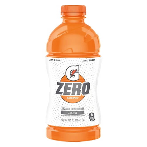G Zero Orange Zero Sugar Sports Drink, 28 fl oz- Pack of 5